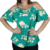 Imagem do Blusa Feminina Elegante Manga Curta Soltinha Ciganinha Regata Florida