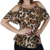 Blusa Feminina Elegante Manga Curta Soltinha Ciganinha Regata Florida - Trip Modas