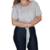 Imagem do Blusa Listrada em Viscolycra com Nozinho de Amarrar