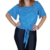 Blusa Listrada em Viscolycra com Nozinho de Amarrar