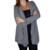 Cardigan Manga Longa Listrado - Trip Modas