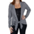 Cardigan Manga Longa Listrado - Trip Modas