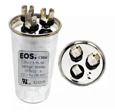 CAPACITOR DUPLO 55 + 5UF +5% 440VAC EOS