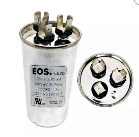 CAPACITOR DUPLO 45+ 5UF + 5% 440VAC HULTER