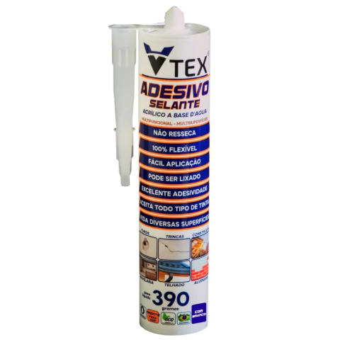 SELANTE ACRÍLICO BASE D'ÁGUA VTEX - 390G