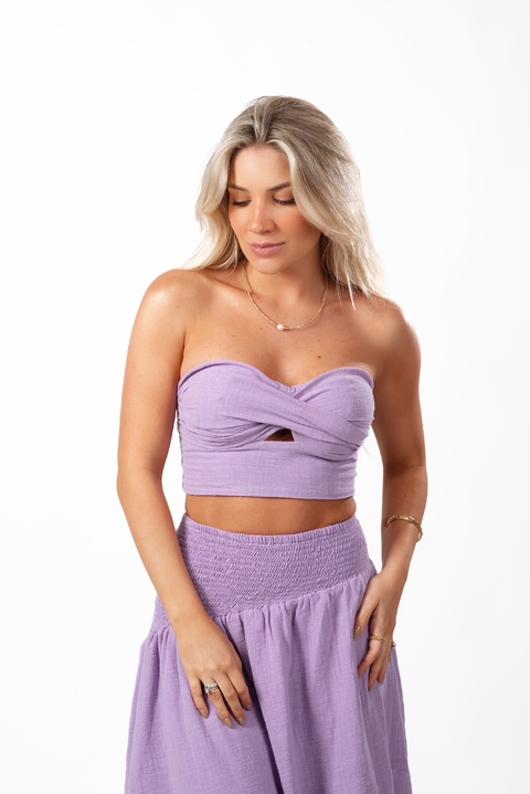 Top Aurora Lilás