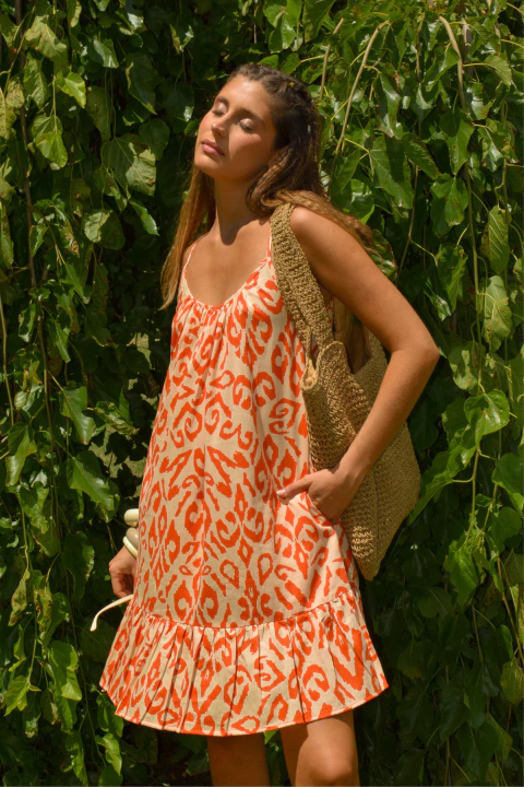 Vestido Varanasi corto (patron 1) - comprar online