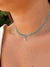 Chocker Azul Miçangas Troca Pingente - Ref 2179 - loja online
