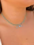 Chocker Azul Miçangas Troca Pingente - Ref 2179