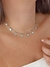 Chocker Corações Detalhados em Aço Inoxidável - Ref 2001