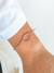 Bracelete Ajustável Nó em Aço Inoxidável - Ref 1858 - loja online