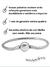 Pulseira Para Berloques Chamrs Fecho Redondo em Aço Inoxidável - Ref 1941 - comprar online