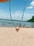 Chocker Miçangas Concha Casulo Azul Praiana - Ref 2107 - comprar online