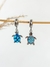 Berloque Tartaruga Azul em Aço Inoxidável - Ref 1518 - comprar online