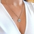 REF 1079 - COLAR MEDALHA COM BORBOLETA - AÇO INOXIDÁVEL