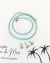 Chocker Azul Miçangas Troca Pingente - Ref 2179 na internet
