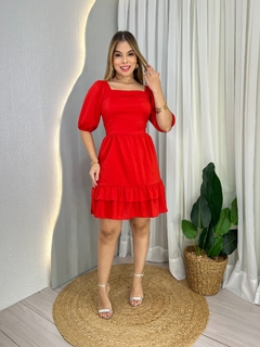 Vestido Safira - Vermelho - comprar online