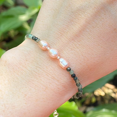 Pulseira Esmeralda Facetada - Perla Bella
