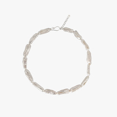 Colar choker feminino perola Barroca legitima
