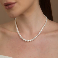 colar perola legitima branca 