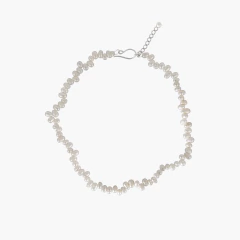 Colar Choker feminino perola legitima de agua doce 
