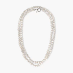 colar de pérola legitima de agua doce , 120 cm 