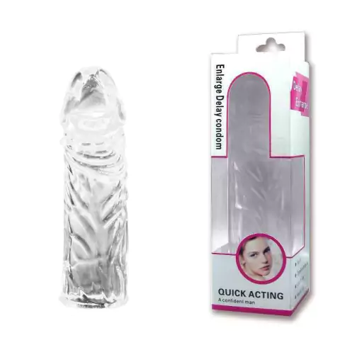 Capa Peniana Transparente com Veias Salientes e Glande