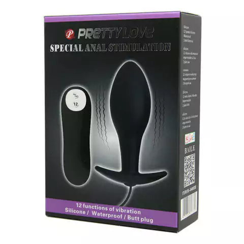 Plug Anal Vibrador Pretty Love