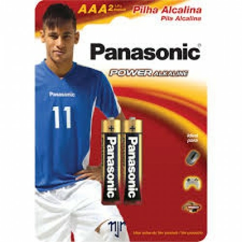 Pilha Palito Alcalina Panassonic AAA