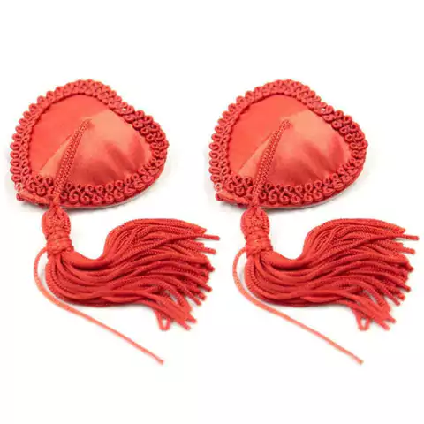 NIPLE SEIOS RENDA VERMELHO