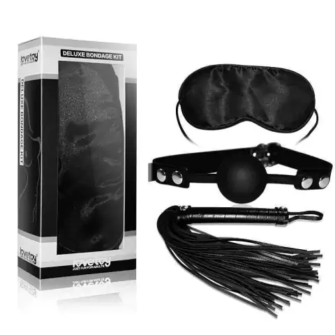 Kit Bondage Luxo1 - 3 Peças - Lovetoy
