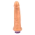 Pênis Realístico Cyber c/ Vibro Ponto G Bege 17x3,6cm
