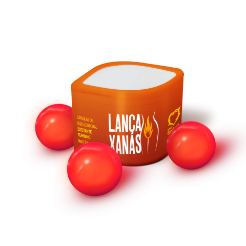 Lança Xanas Cápsula Excitante Feminino Bolinha