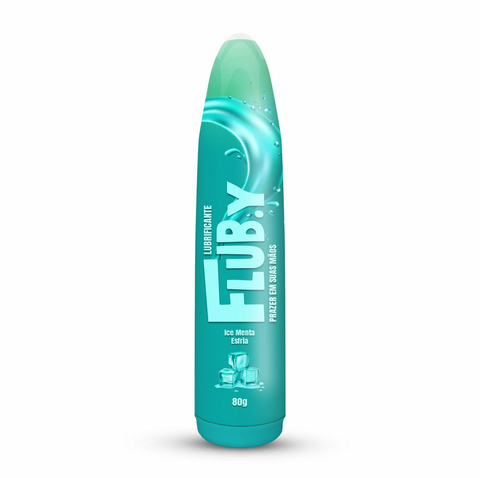 Flub.y Lubrificante Bastão 80g Sabor Ice Menta Esfria