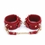 Algema de Luxo Couro Legítimo Vermelho