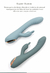 Vibrador Rabbit c/ Vibração Dupla e Slap - Sex Shop Rio Preto