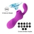 Vibrador recarregável flexível com 12 modos de vibração e sucção na internet