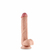Prótese Realística 24,5x4,4 cm, com Camada de Dupla Densidade – LOVETOY SLIDING-SKIN DUAL LAYER DONG - comprar online