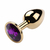 PLUG DOURADO PEDRA (M)