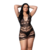 Vestido Sensual com Cortes no Decote Y4075 - loja online