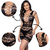Vestido Sensual com Cortes no Decote Y4075 na internet
