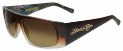 Óculos De Sol Black Flys Straight Slightly Stoopid Marrom