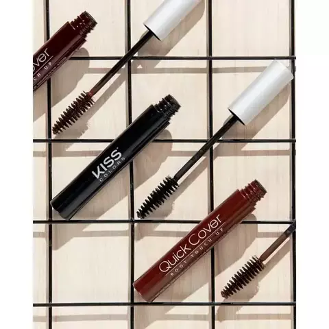 MÁSCARA DE RETOQUE DE RAIZ, BARBA E BIGODE GRAY HAIR TOUCH UP - RUBY KISS NEW YORK RK