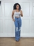 Calça Pantalona jeans Karla - comprar online