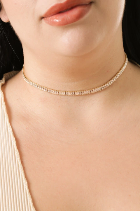 CHOKER RIVIERA BAGUETE - comprar online