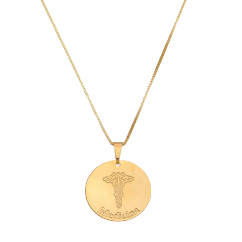 COLAR MEDALHA PROFISSÃO 2CM