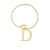 PULSEIRA LETRA LASER 2,5CM CARTIER GROSSA FECHO CLICK