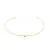 Chocker aro chapa coração personalizada