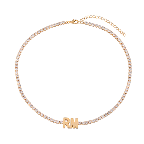 CHOCKER RIVIERA 3MM COM ATÉ 3 LETRAS - CAIXA LISA