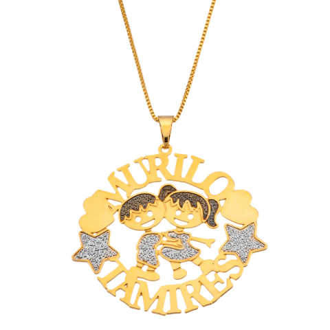 MANDALA SIMPLES FILHOS COM CABELO